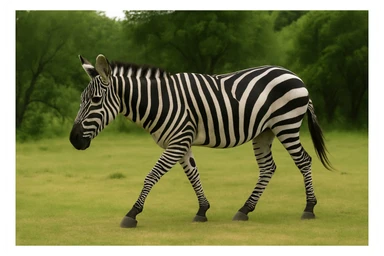 Zebra sticker