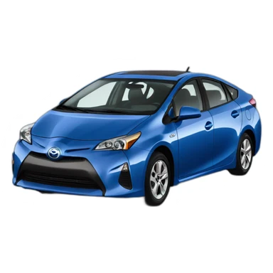 Blue Prius sticker