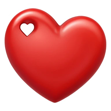 A red heart with the letter "J" in it sticker