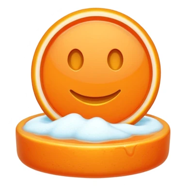 orange soap sticker