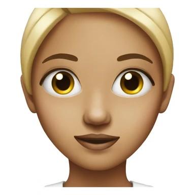 clean girl with eye paches  sticker