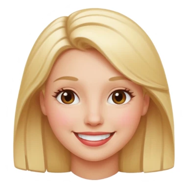 Female blonde hottie sticker