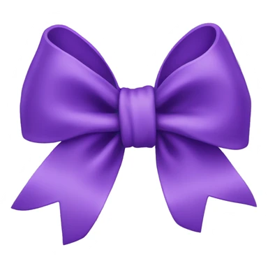 Purple bow  sticker