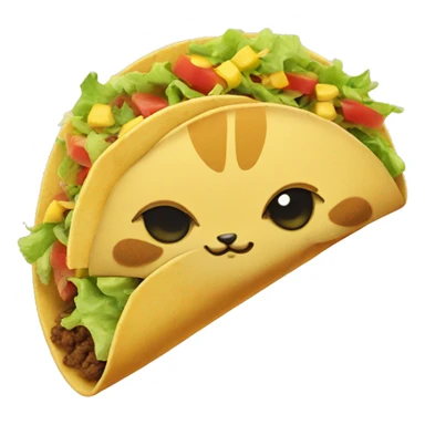 taco cat sticker