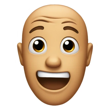 Confused laughing sticker