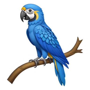 uma arara azul sticker