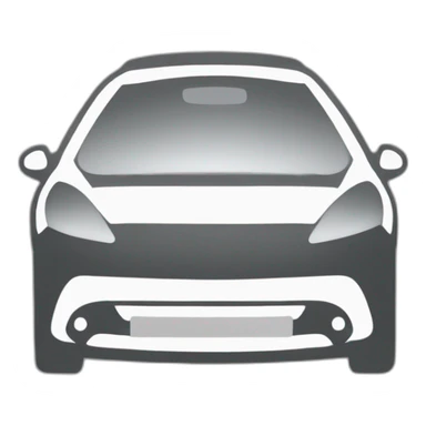 Peugeot 207 from 2006 dark gray with French license plate AF-610-DX sticker