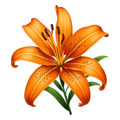 Tiger lily  sticker