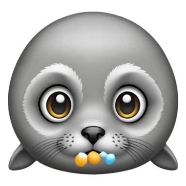 Cute small seal sticker