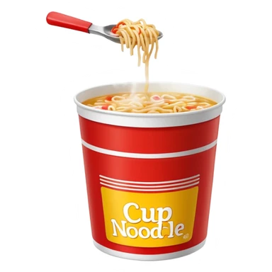 Unbox cup noodle sticker