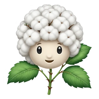 Cotton plant sticker