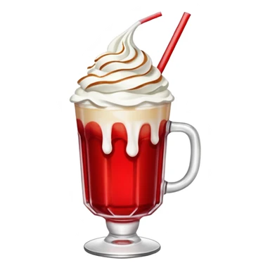 
Una bebida rossaude estar acá con nata sticker