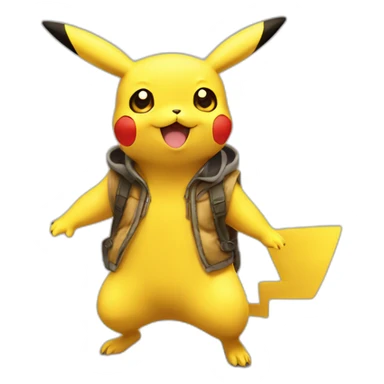 Pikachu et evoli sticker