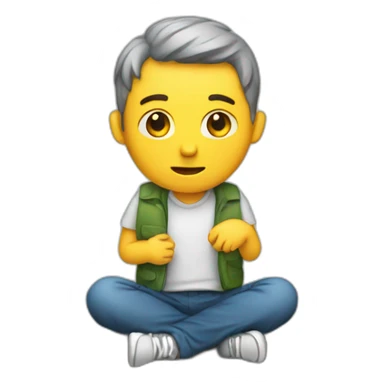 person on break sticker