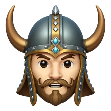 Viking helmet sticker