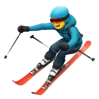 skier norway sticker