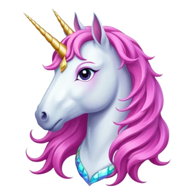 Magical, beautiful, mystical unicorn queen sticker