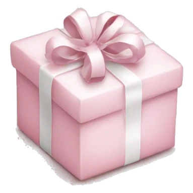 Light pink Christmas gifts under a white Christmas tree  sticker