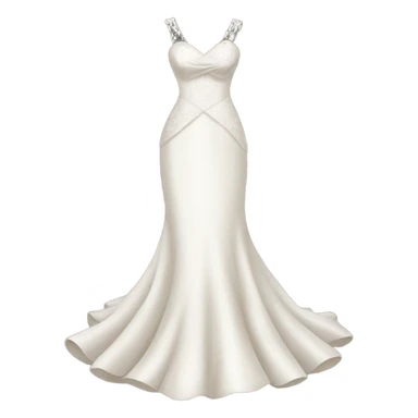 wedding dress sticker