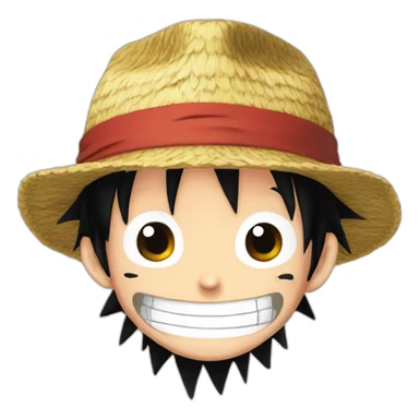 monkey D luffy from one piece sticker