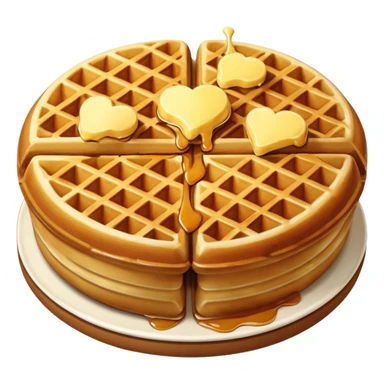 round waffle sticker