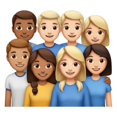 Capital humain groupe de personnes sticker