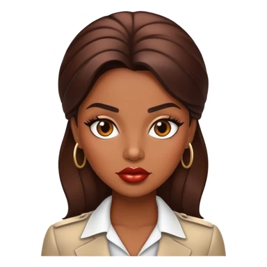 Girl boss neni glossy lips  sticker