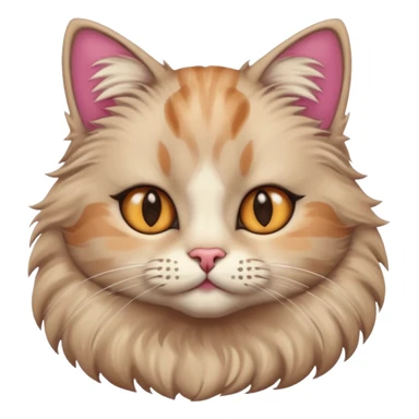 cat wearing makeup sticker