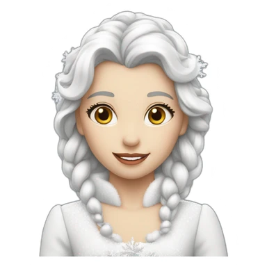 Reine des neige sticker