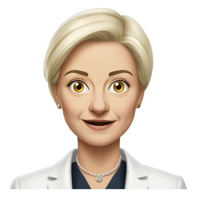 hyper realistic Kaya Kallas European Union sticker