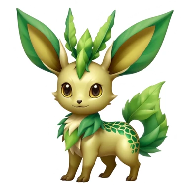 Shiny Exotic Leafeon-Bayleaf-Hybrid-Creature sticker