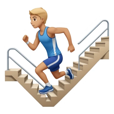 running stairs sticker