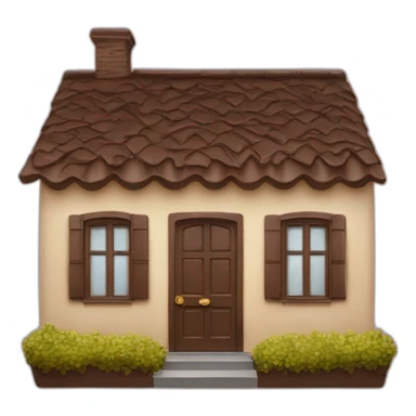 Maison en chocolat sticker