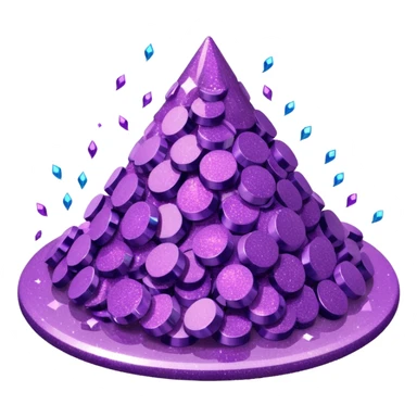 glitter purple hospital sticker