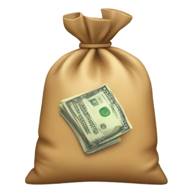 Bag of money  sticker