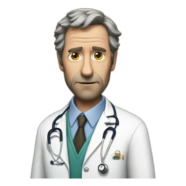 dr house with limp sticker