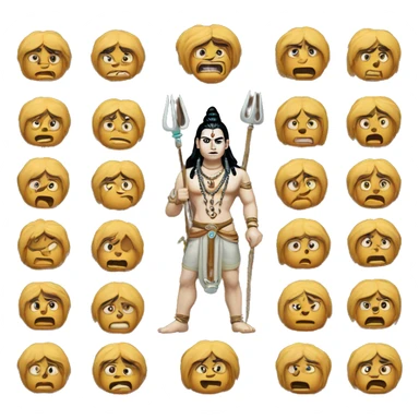 lord-shiva-in-anger sticker