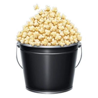 bucket of popcorn and a movie screen sticker