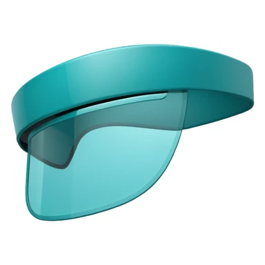 Sun Visor,teal sticker