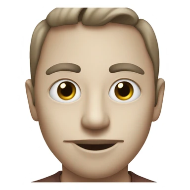 No eyes, nose, and mouth. Just draw the shape of your face sticker