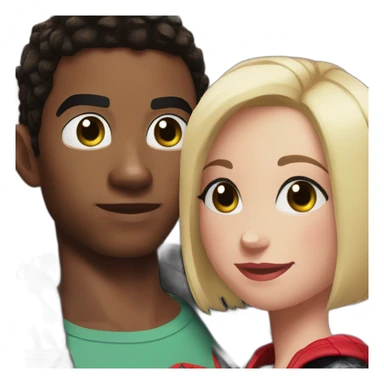 Miles morales et gwen sticker