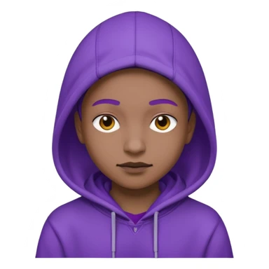 purple user with no face sticker
