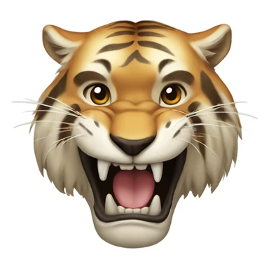 Saber tooth tiger sticker