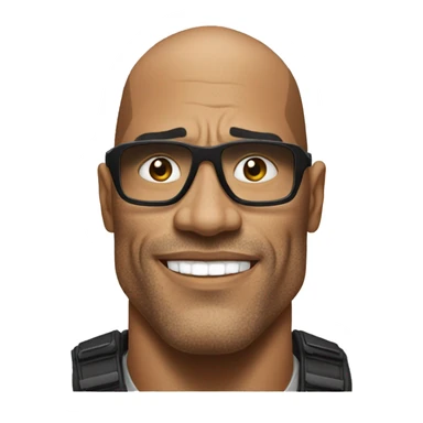 the rock with a mobile phone sticker