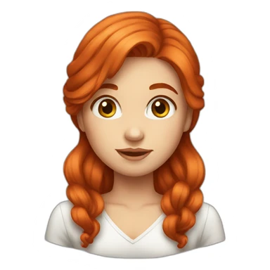 Redhead girl smh sticker