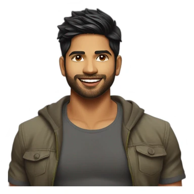 Allu arjun sticker