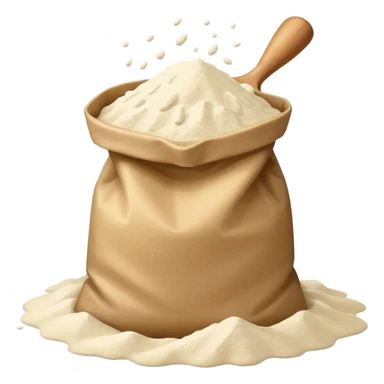 open bag of flour sticker