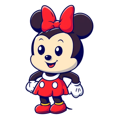 Minnie Mouse sticker