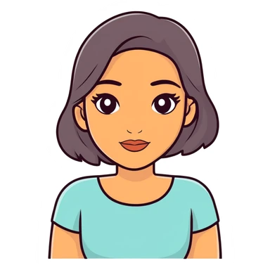 Latina woman sticker