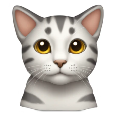 gato atigrado sticker